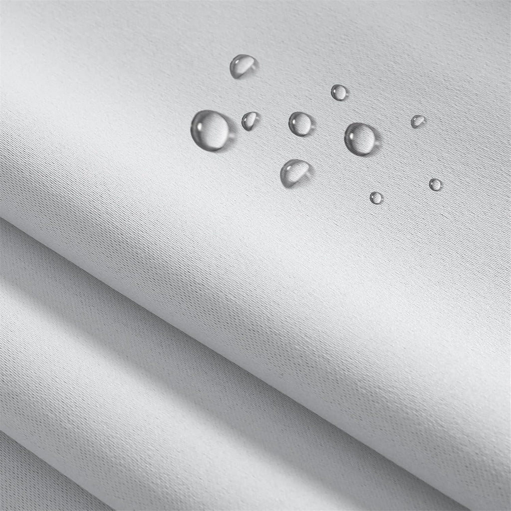 Outdoor Curtains Waterproof Windproof, Privacy, Weatherproof Outside Drapes for Pergola Gazebo Porch Yard, Grommet