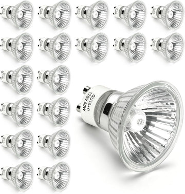 Candle Warmer Lamp Bulb 24 Packs GU10 Halogen Bulb 110-130V 50 Watt MR16