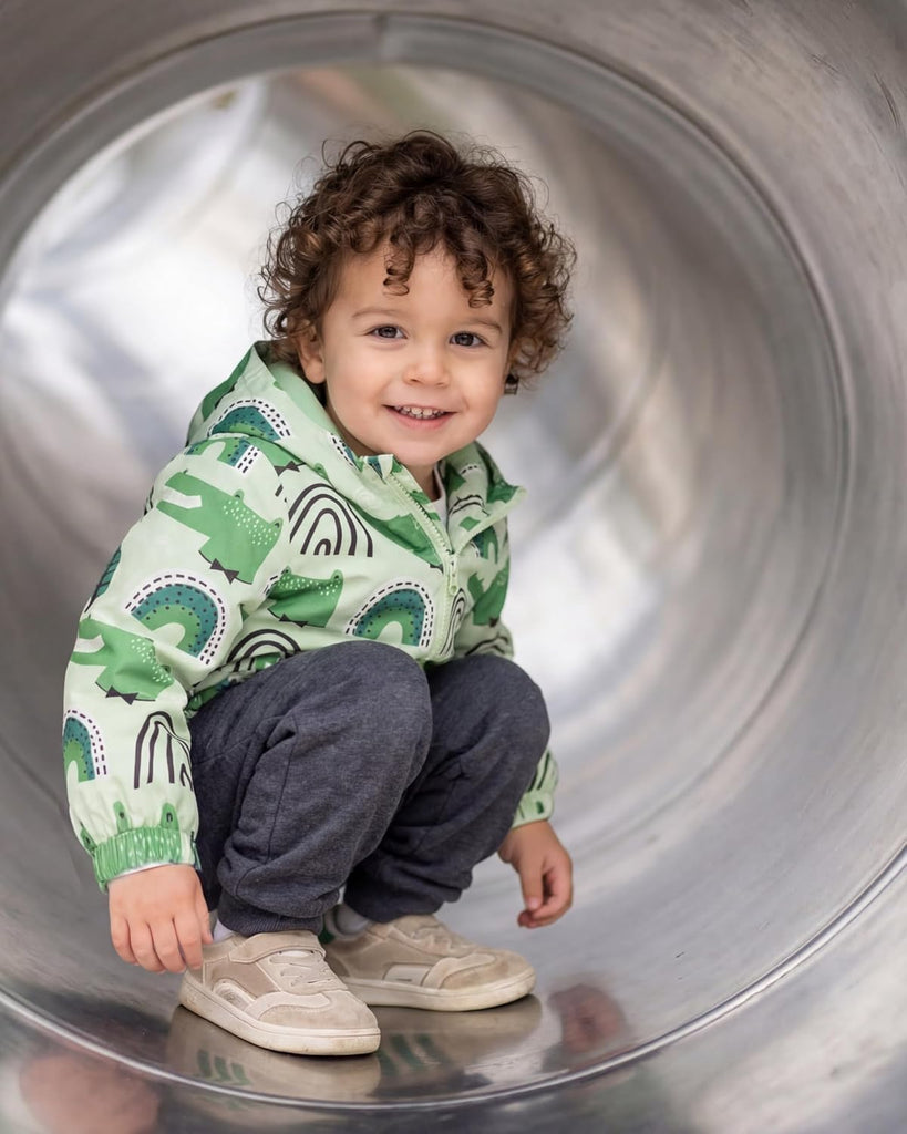 Toddler Boys' Water-Resistant Fleece Lined Transitional Jacket
