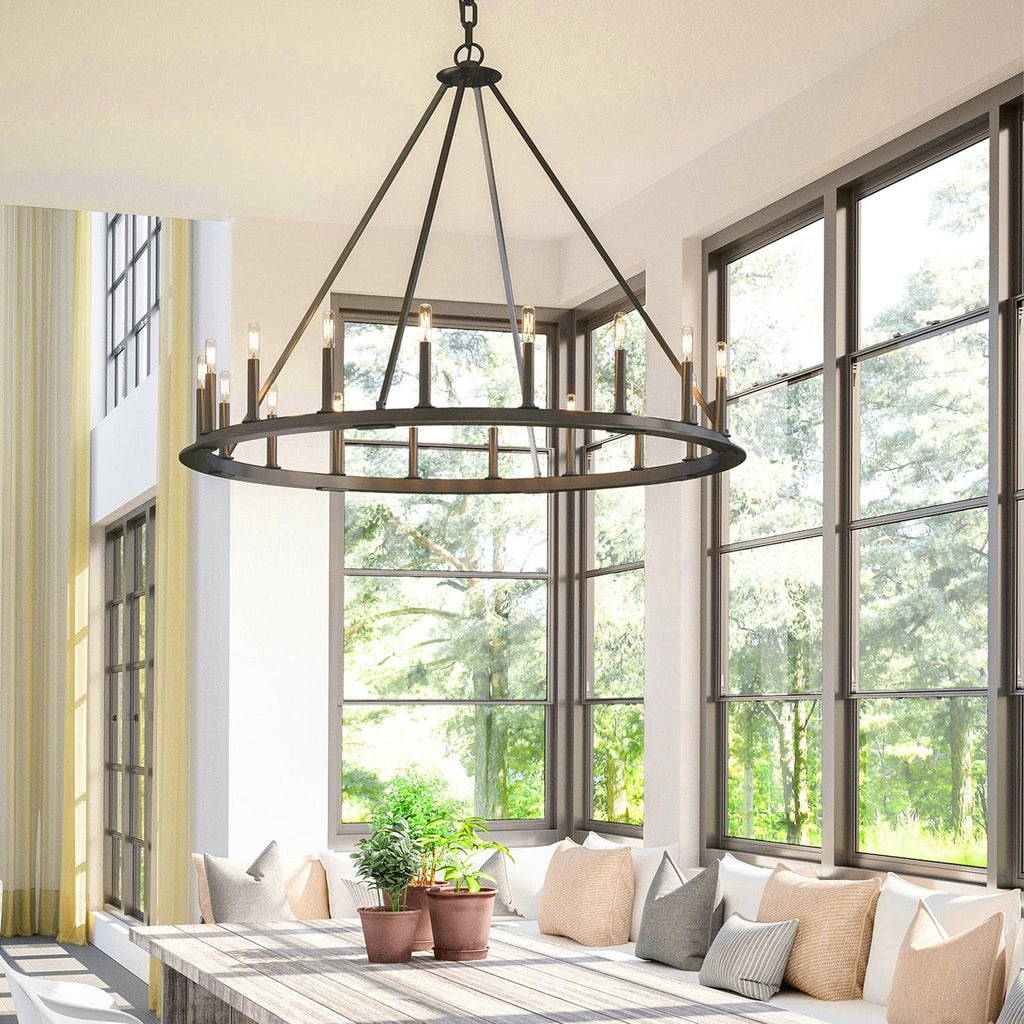 Vintage Tubular LED Filament Bulb T6.5 E12 Candelabra Base, 5W (60W Equal), 500LM, Dimmable, Clear Glass (6 Pack)