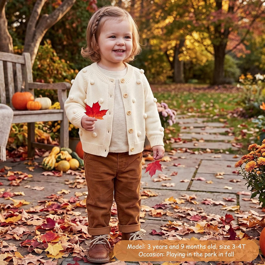 Toddler Girl Knit Cardigan Sweater