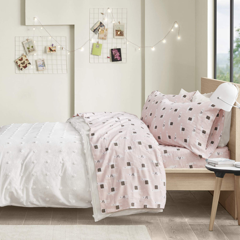 Cozy Soft 100% Cotton Flannel Sheets, Full, 4 pcs