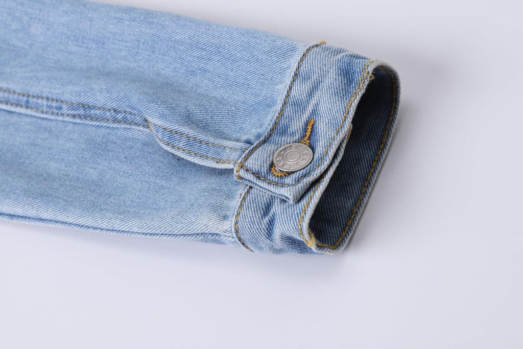 Toddler Boys Girls Jean Jacket,Mid-Blue