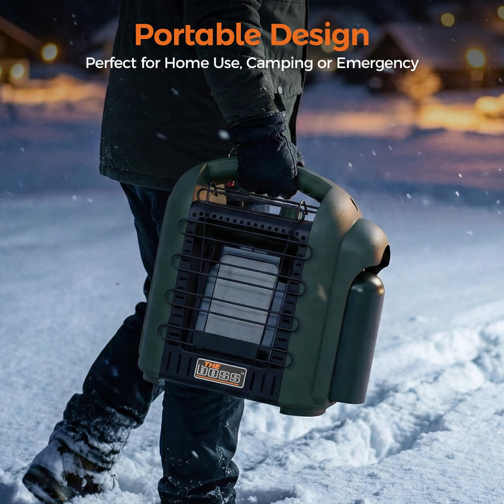 Propane Heater, 6000 BTU Portable Heater Outdoor Use Propane, Outdoor Space Heater for Camping