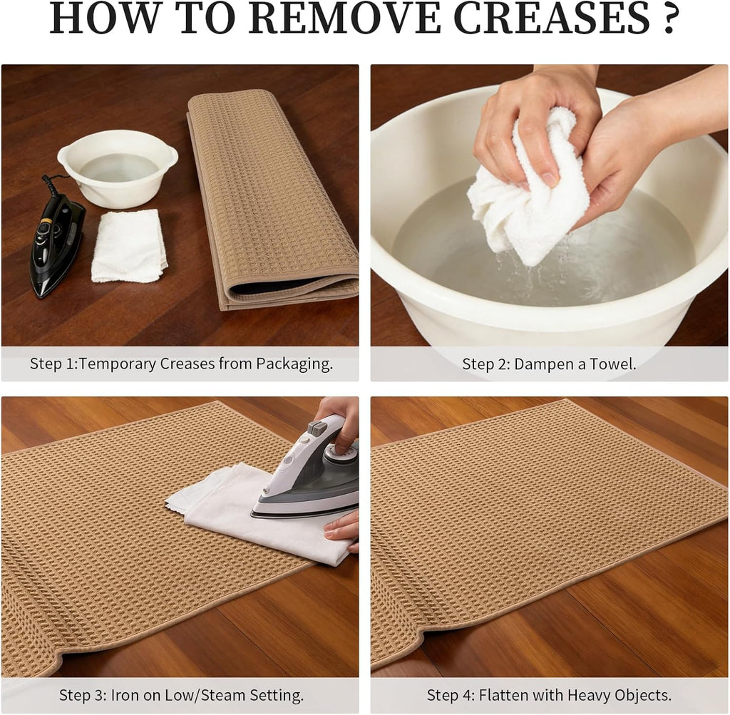 Indoor Door Mat 24" x 36", Non-Slip Washable Entryway Mat, Dirt Trapper Absorbent Entrance Mat, Low Profile Floor Mat
