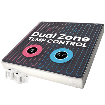 Chilipad Cube Bed Cooling System - Cooling & Heating Mattress Topper, Dual Zone Individual Bed Temperature, Cool