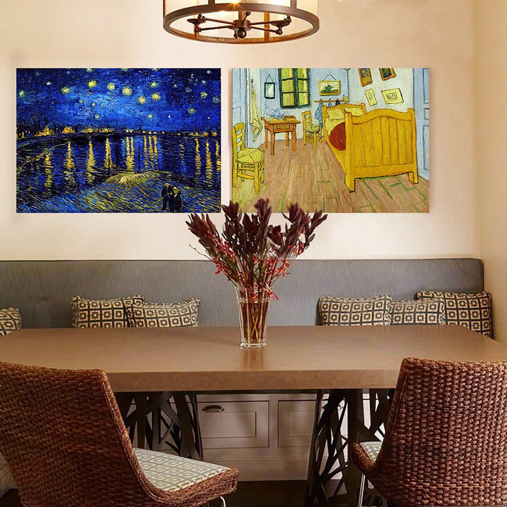 The Bedroom At Arles By Vincent Van Gogh Giclee Art Canvas Prints Size:20"x16"