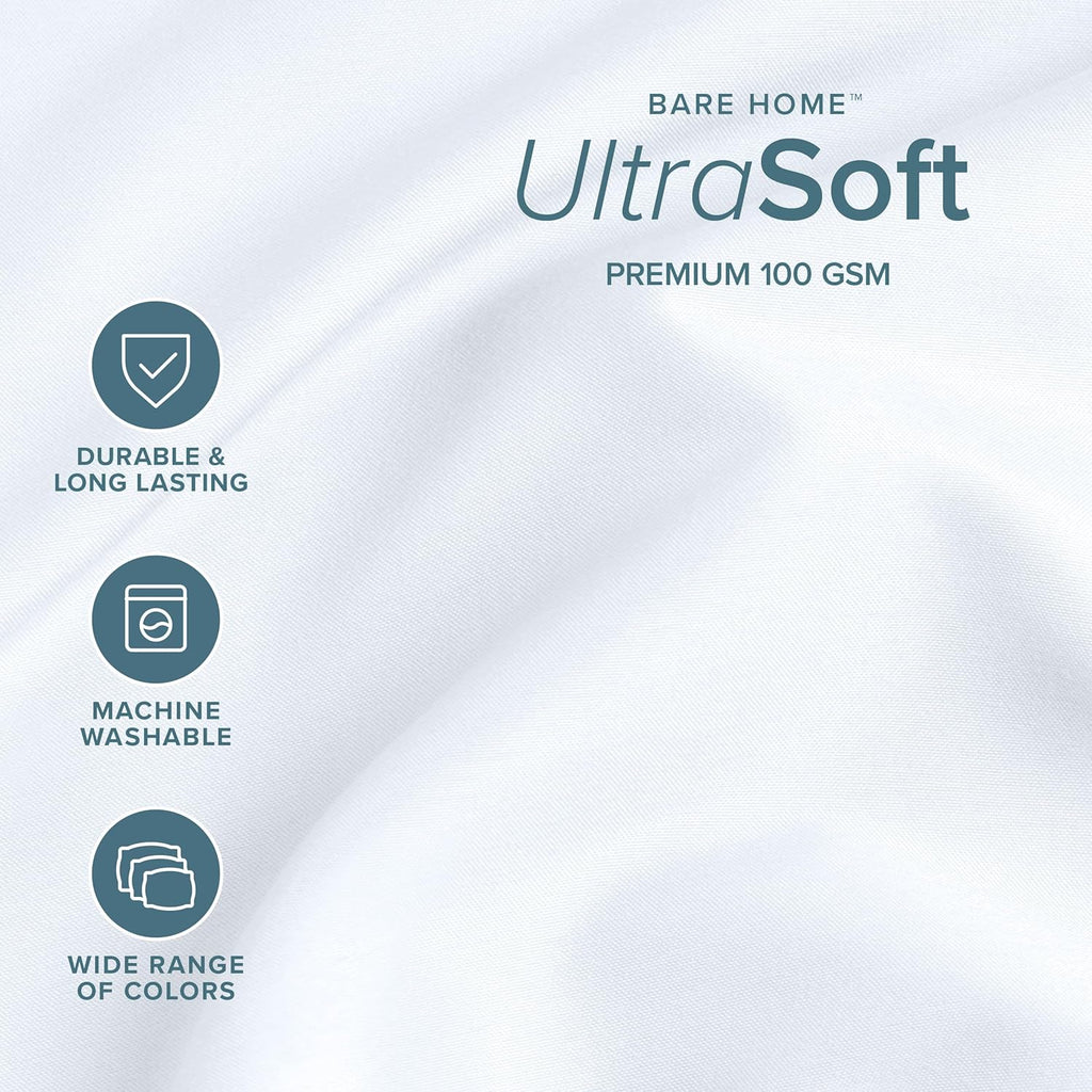 Queen Sheet Set - 1800 Ultra-Soft Microfiber Queen Bed Sheets - Double Brushed - Deep Pockets - Easy Fit - 4 Piece