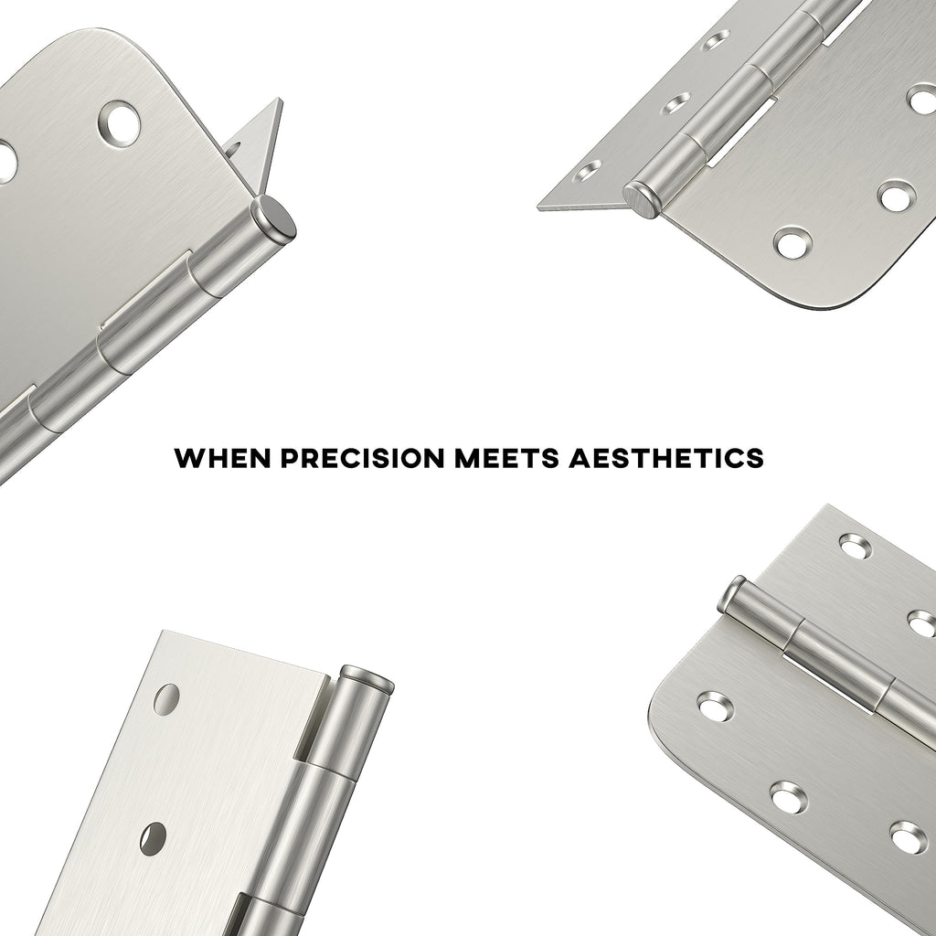 24 Pack Door Hinges Satin Nickel 4 inch Interior Door Hinges
