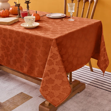 Fall Tablecloth Rectangle Tables-Thanksgiving Autumn Table Cloths 60x102"