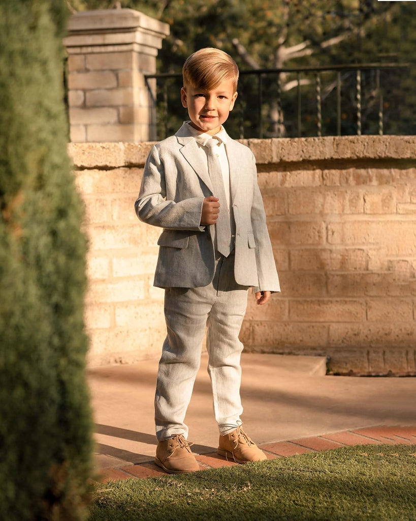 Boys Blazer Lightweight Sport Coat Formal Summer Casual Jacket 2 Buttons