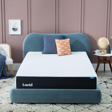 12" Medium Firm Gel Memory Foam Mattress - Bamboo Charcoal & Cooling Gel - Fiberglass Free - Bed in a Box