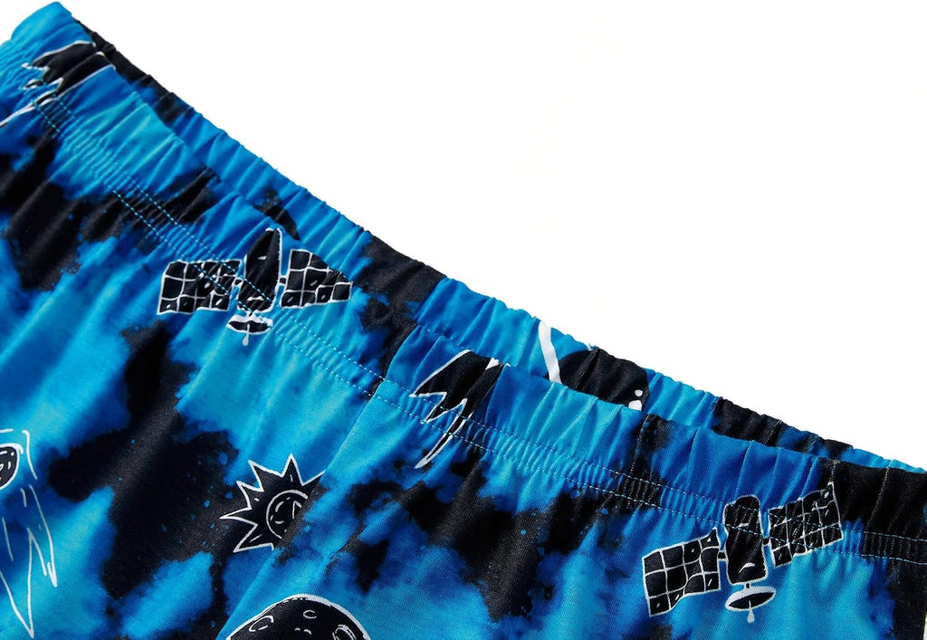 Boys Pajamas, Piece Short Sleeves Shorts Set & Pants