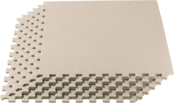 1⁄2 Inch Thickness Multipurpose EVA Foam Floor Tiles - Interlocking Floor Mat for Indoor Gym, Playroom, and Home Use
