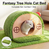 Cat Bed for Indoor Cats - Cute Cat Bed Cave
