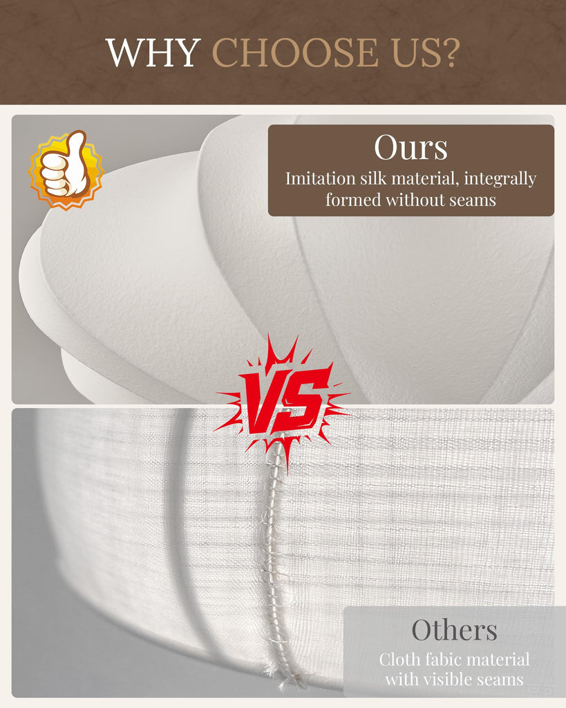 Inspired Nelson Style Lantern Pendant Light White Imitation Silk Bubble Saucer 23.6in