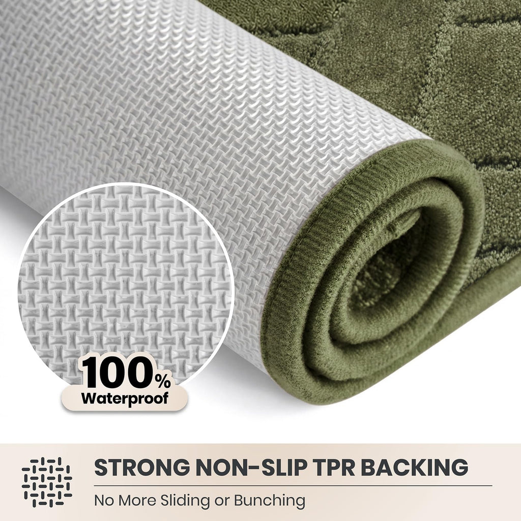 Hallway Runner Rug, 24" x 59", Sage Green