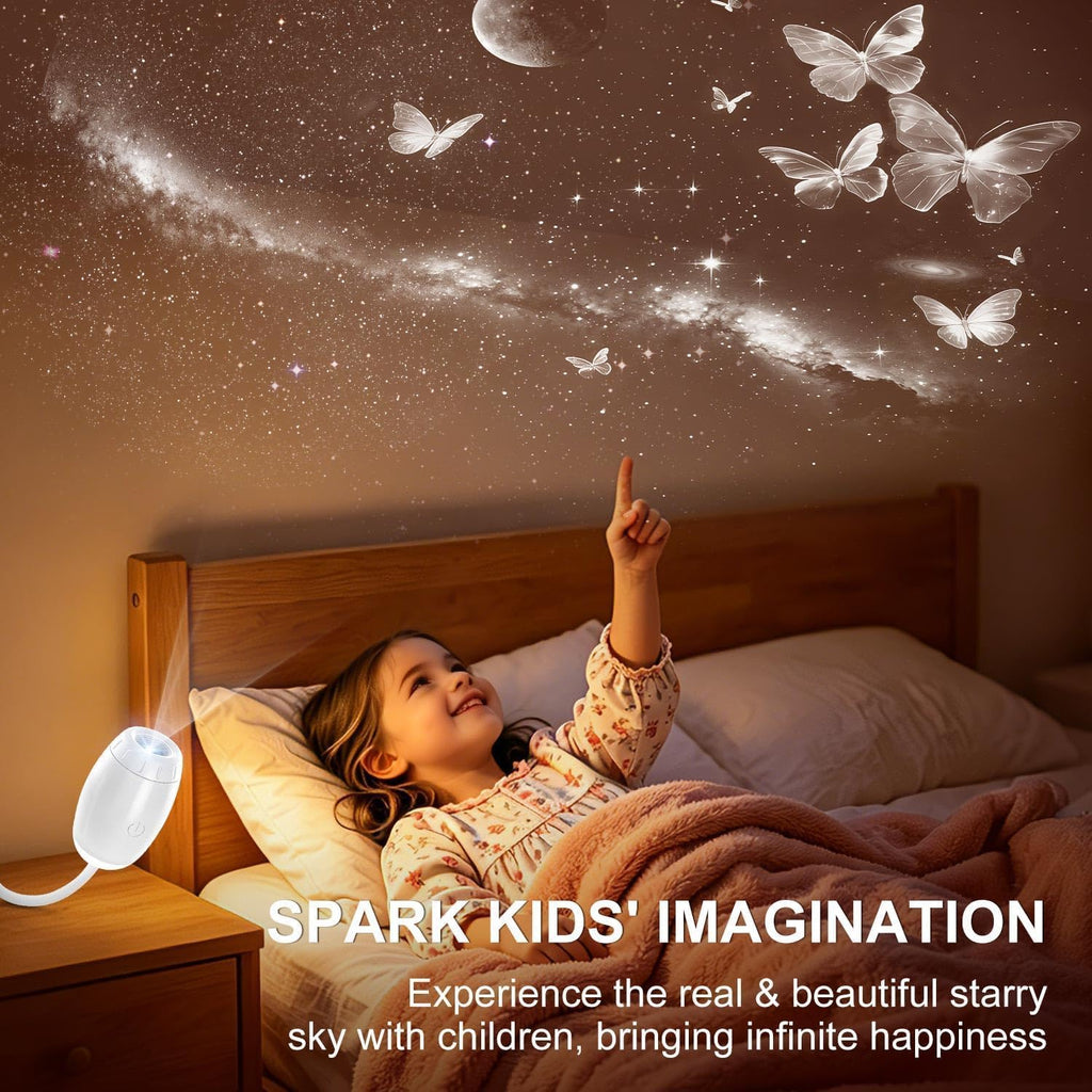 Galaxy Projector Night Light, in-1 USB Star Lamp Kids Gift