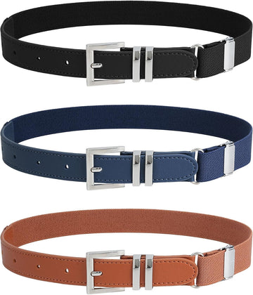 Pack Kids Elastic Belt, Adjustable Stretch Uniform Belts