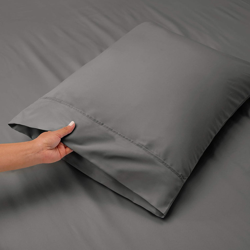 Queen Sheet Set, 4 Piece Extra Deep Pocket (18-24 inches), Microfiber, Cooling, Hotel Luxury, Soft, Breathable