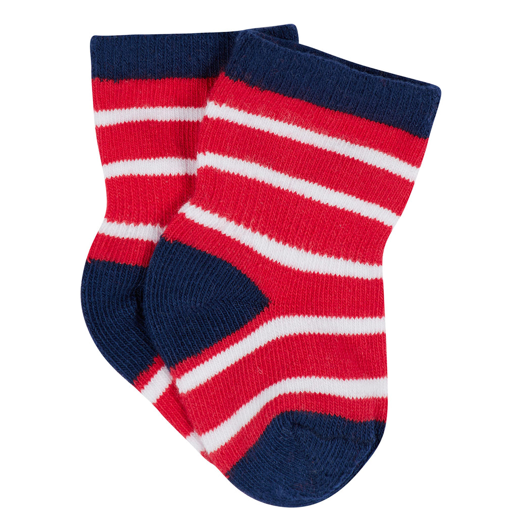 Unisex Baby 12-Pair Bootie Socks Truck