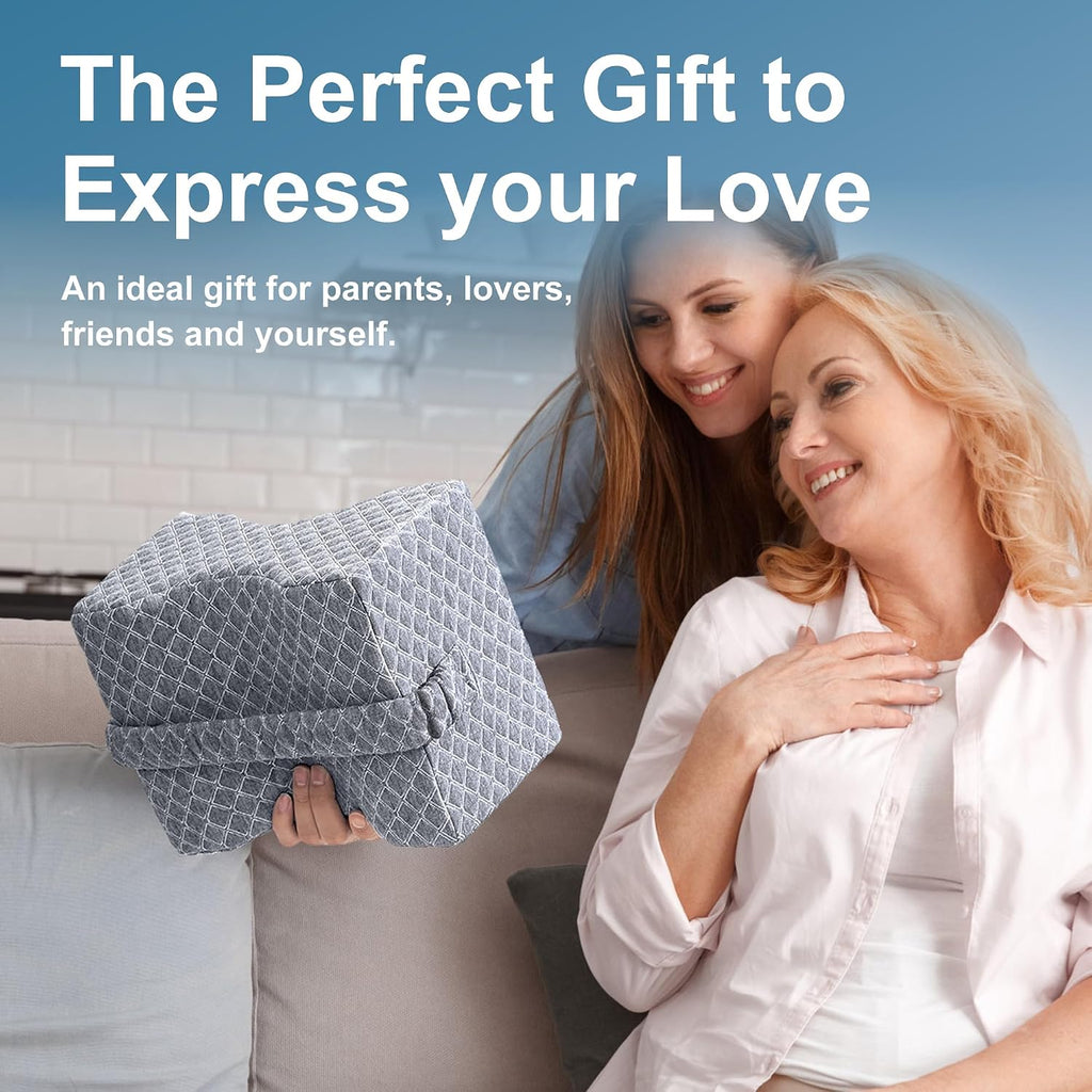 Knee Pillow for Side Sleepers, Leg Pillow for Sciatica, Back,HIPS,Knees,Joints Pain Relief,Pillows for Between Legs