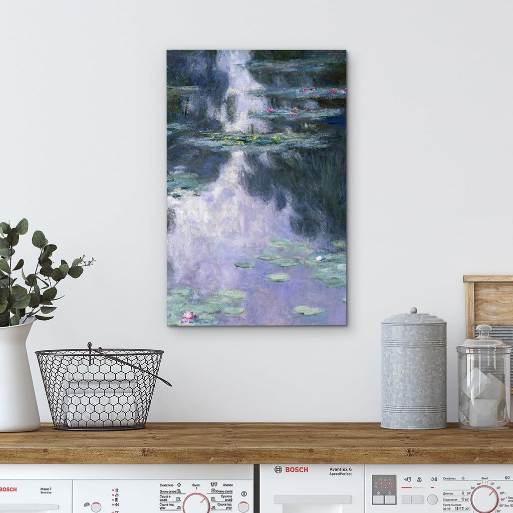 Claude Monet Water Lilies Nymphe - Impressionist Modern Art - Canvas Art Home Art - 12x18 inches