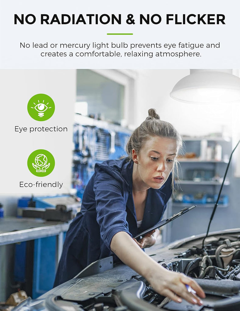 Super Bright Light Bulbs, High Lumen Garage E26 LED Bulb