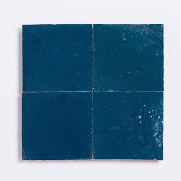 Mosaic & Tile House Handmade 4x4-in. Solid Color Marine Blue (MSC01-30)
