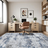 Area Rugs 8x10 Living Room Rugs: Modern Abstract Washable Rug with Non-Slip Backing
