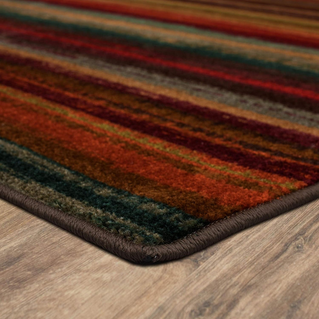 Boho Stripe Area Rug - Multicolor - Perfect