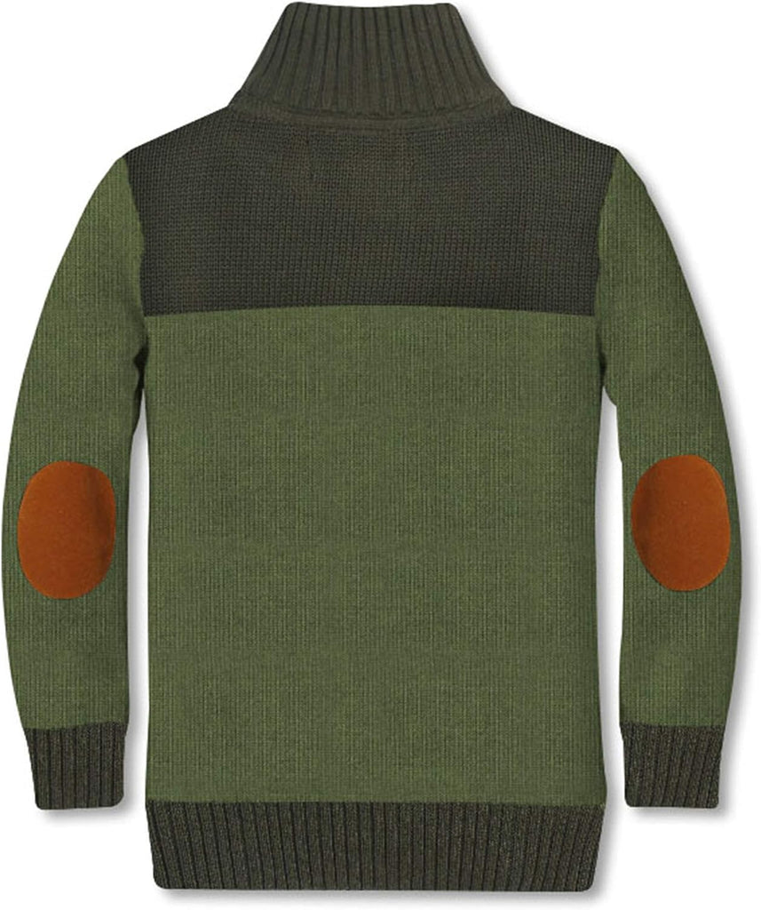 Kids and Boys 100% Cotton Button Down Collar Knitted Pullover Sweater