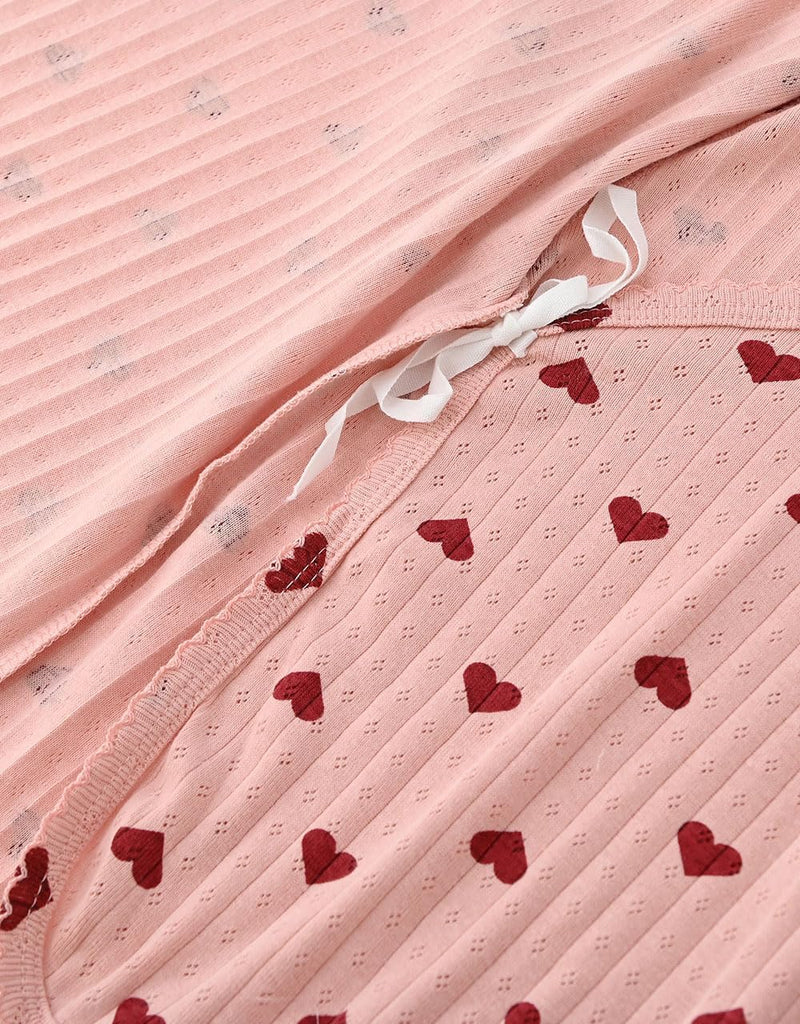Side Snap Short Sleeve Wrap Over Bodysuit Baby Girl Valentine Clothes