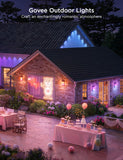 Outdoor Wall Light, 2 Pack, 1500LM Smart RGBIC Porch Lights Outdoor with 45 Scene Modes