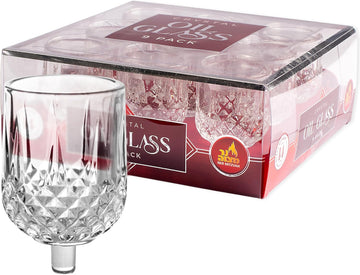 Hanukkah Oil Cups - Crystal Elegant Holders for Chanukah Oil or Shabbos Oil Candles - Durable Quality, Long-Lasting