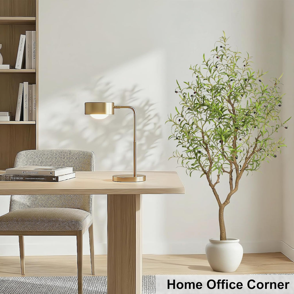 Artificial Olive Tree 6ft with Large Branches and Lifelike Fruits