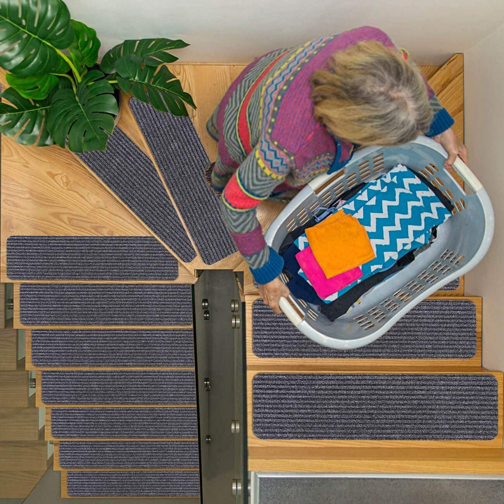 Non-Slip Carpet for Wooden Steps, 15 Pack, 8" x 30"