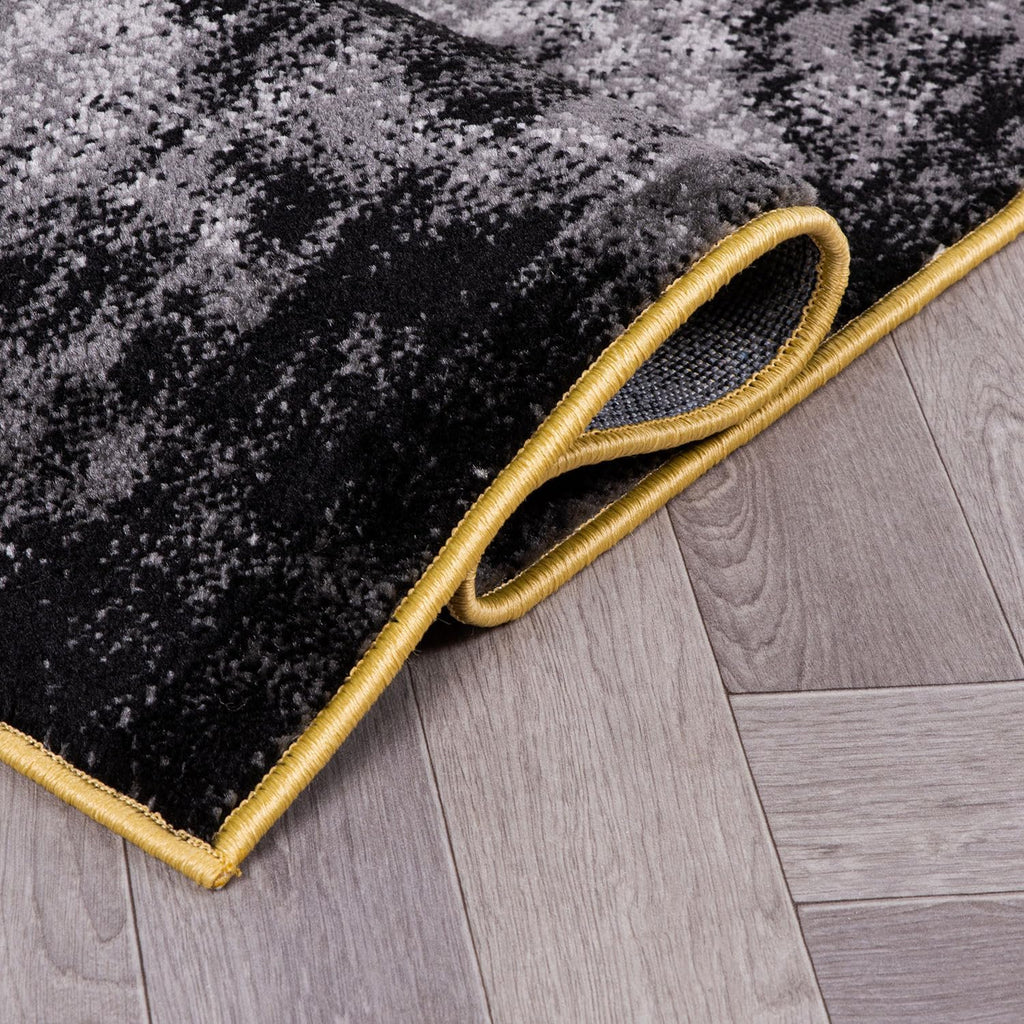 5x7 Modern Abstract Design Non Shedding Soft Ideal for Living Room,Bedroom,Kitchen Area Rug 5' x 7' Yellow