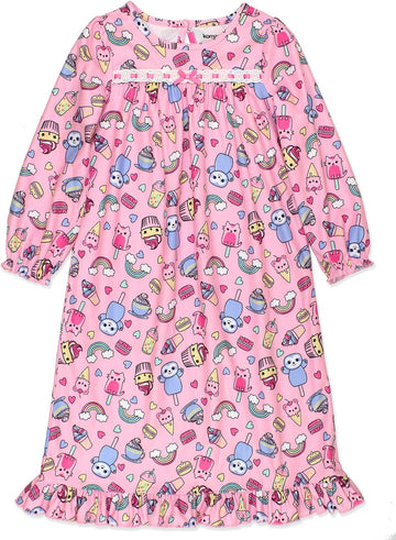 Girl's Granny Gown Nightgown Pajamas
