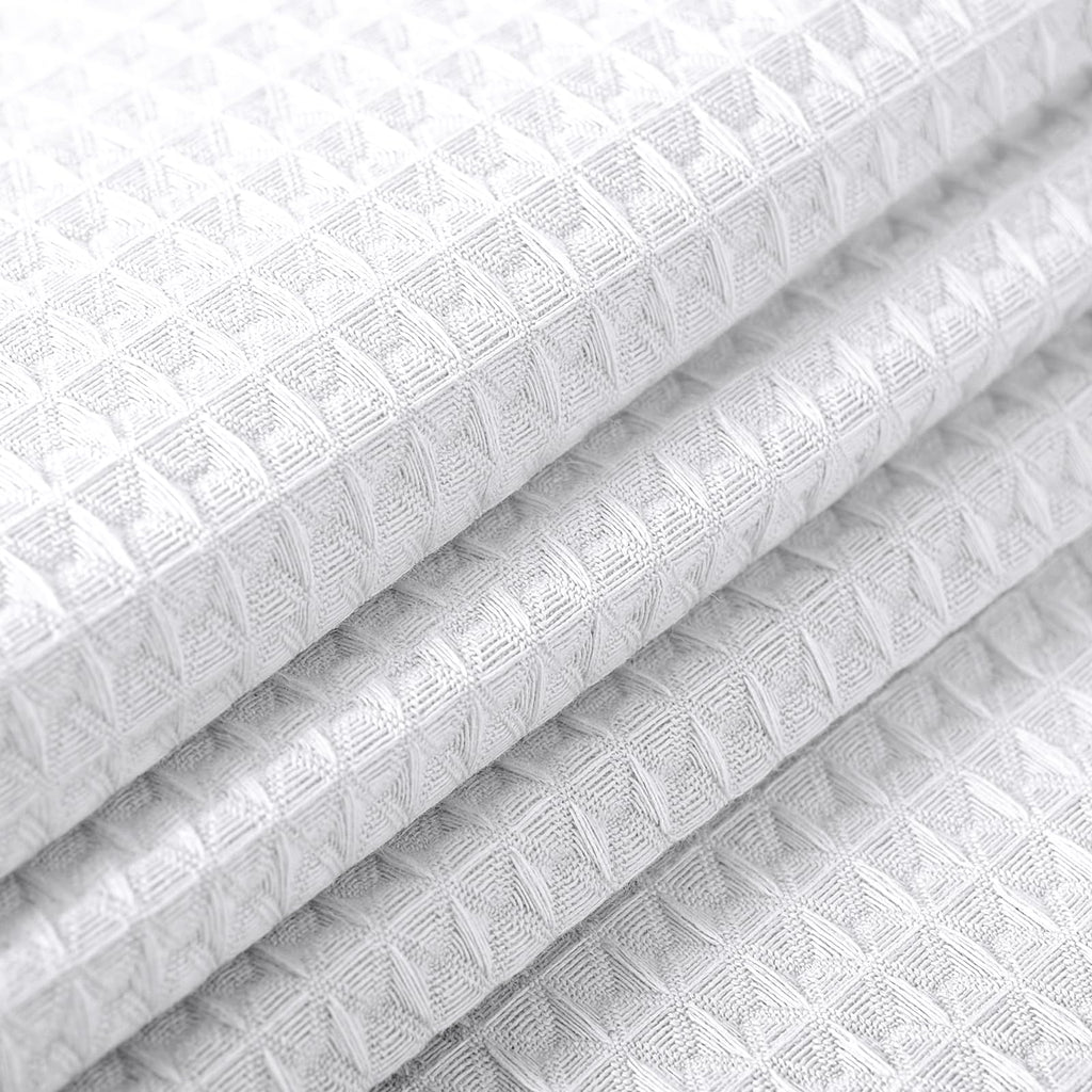 Rectangle Tablecloth Waffle Textured Waterproof Table Cloth Stain Resistant Wrinkle Free Washable Decorative Table