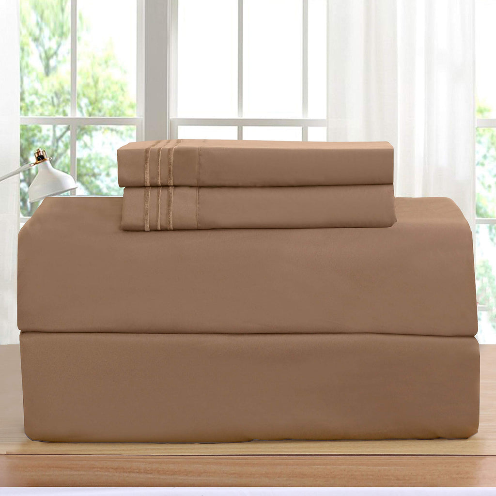 Luxurious 5-Piece Bed Sheet Set - 1500 Premium Hotel Quality Microfiber - Deep Pocket, Wrinkle and Fade Resistant
