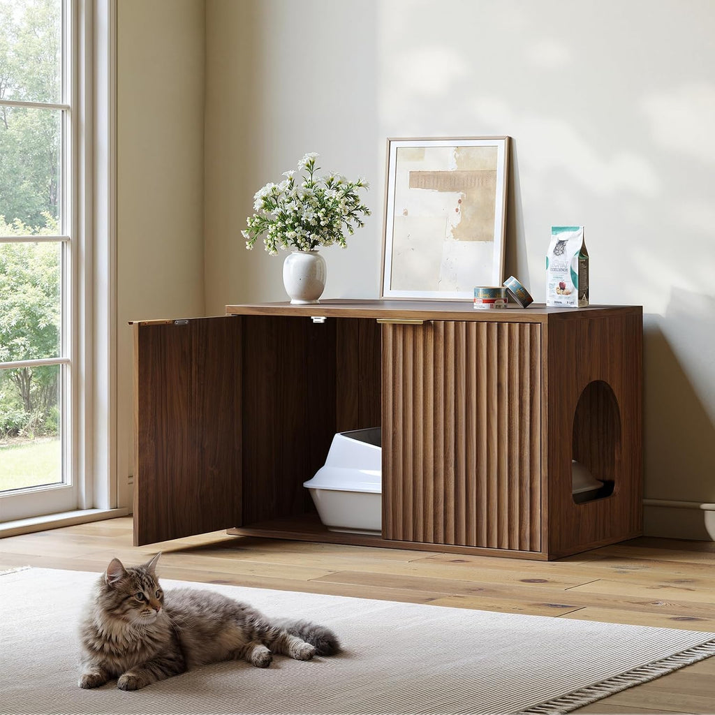 31.5" Cat Litter Box Enclosure Furniture