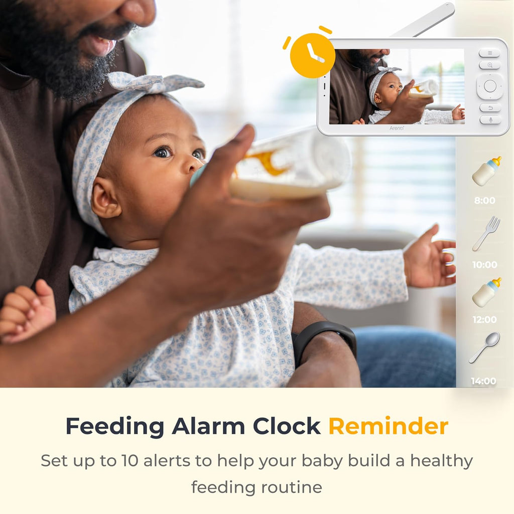 Baby Monitor C3 Kit, 3MP WiFi 6 PTZ Camera with 5" Wireless Display