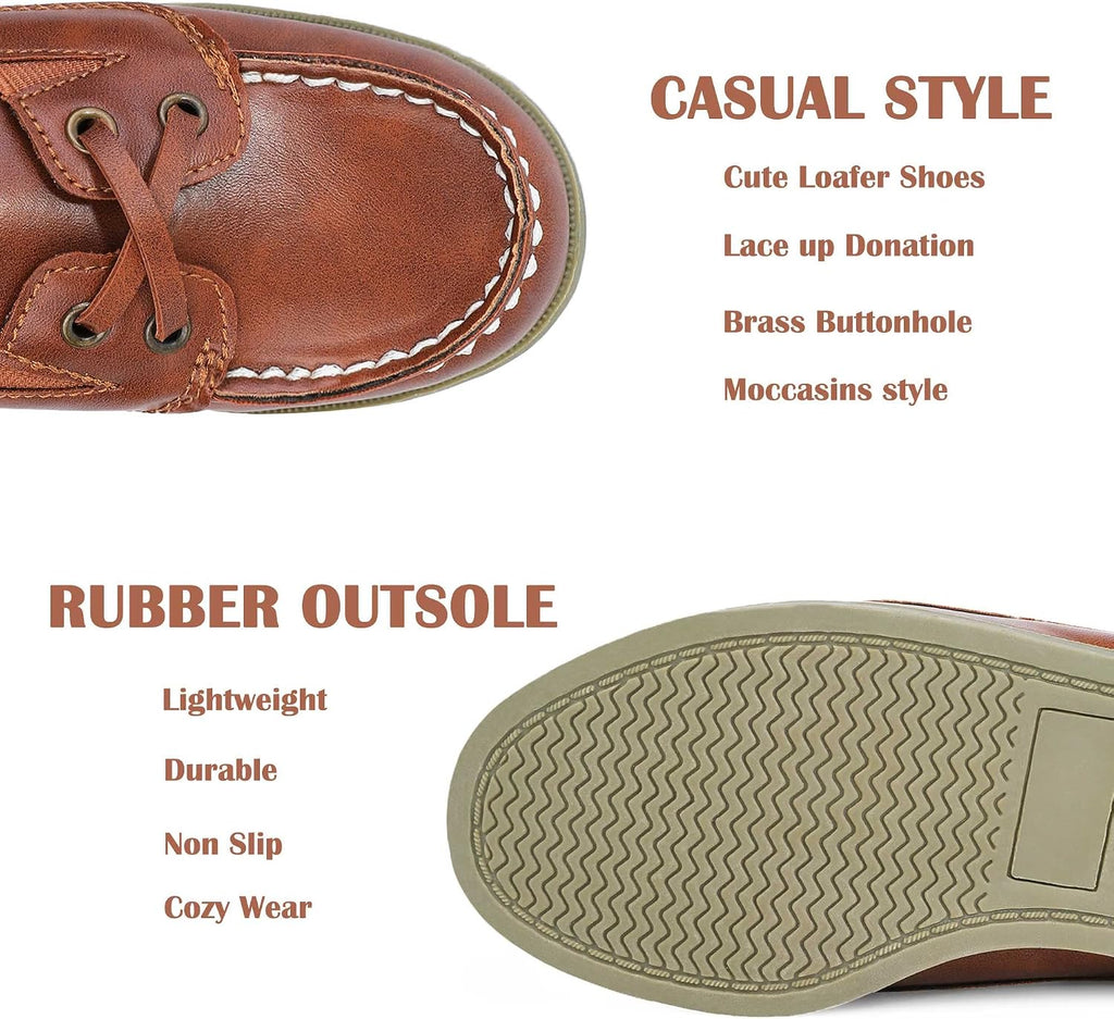 Boys Dress Shoes Casual School Shoes Slip on Boys Loafers (Toddler/Little Kid/Big Kid)