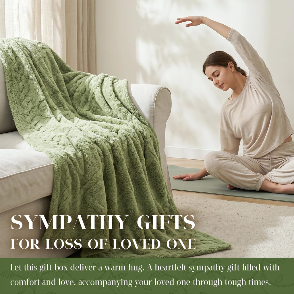 Sympathy Gifts for Loss of Loved One: Condolences Gifts Basket Hug in a Box