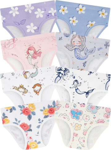 Underwear, Soft Cotton Tagless Breathable Panties, Pack, 18M