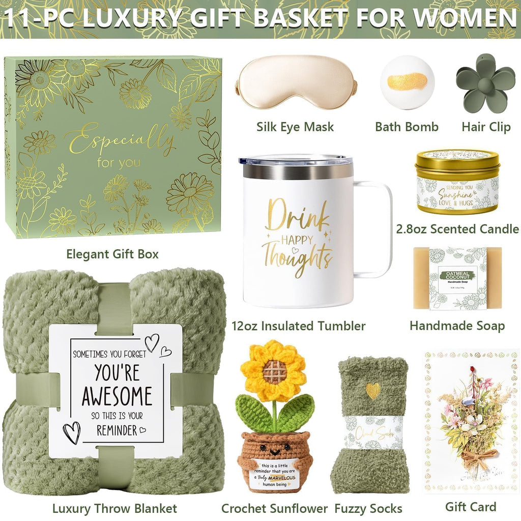 Christmas Birthday Gifts for Women Get Well Soon Spa Gift Self Care Package