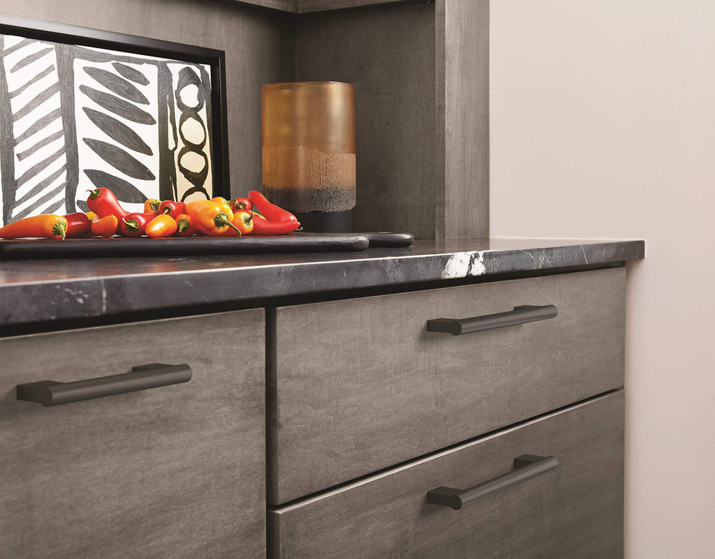 10 Pack 3-3/4" Versa Matte Black Drawer Pull