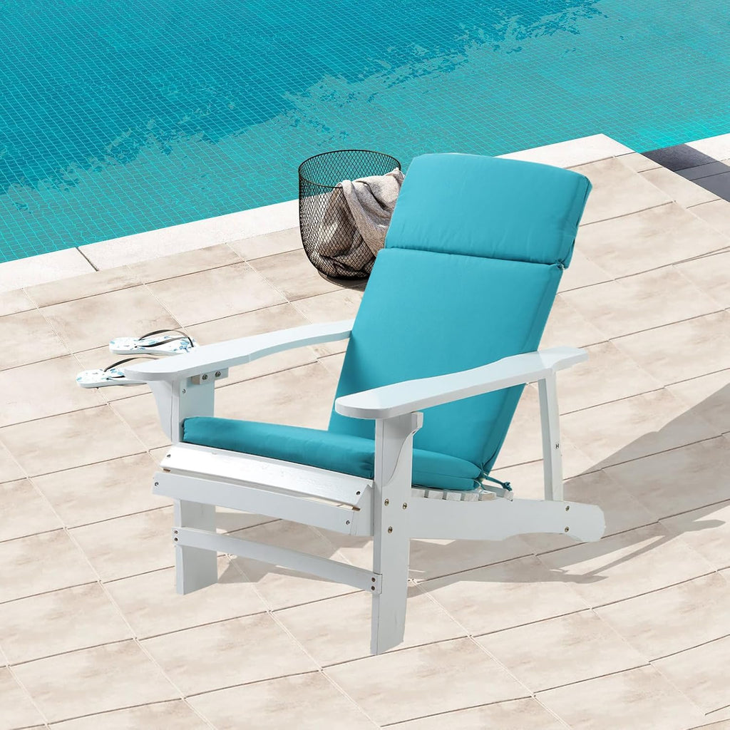 Adirondack Chair High Density Foam Cushions,High Back Outdoor Rocking Chair Cushion