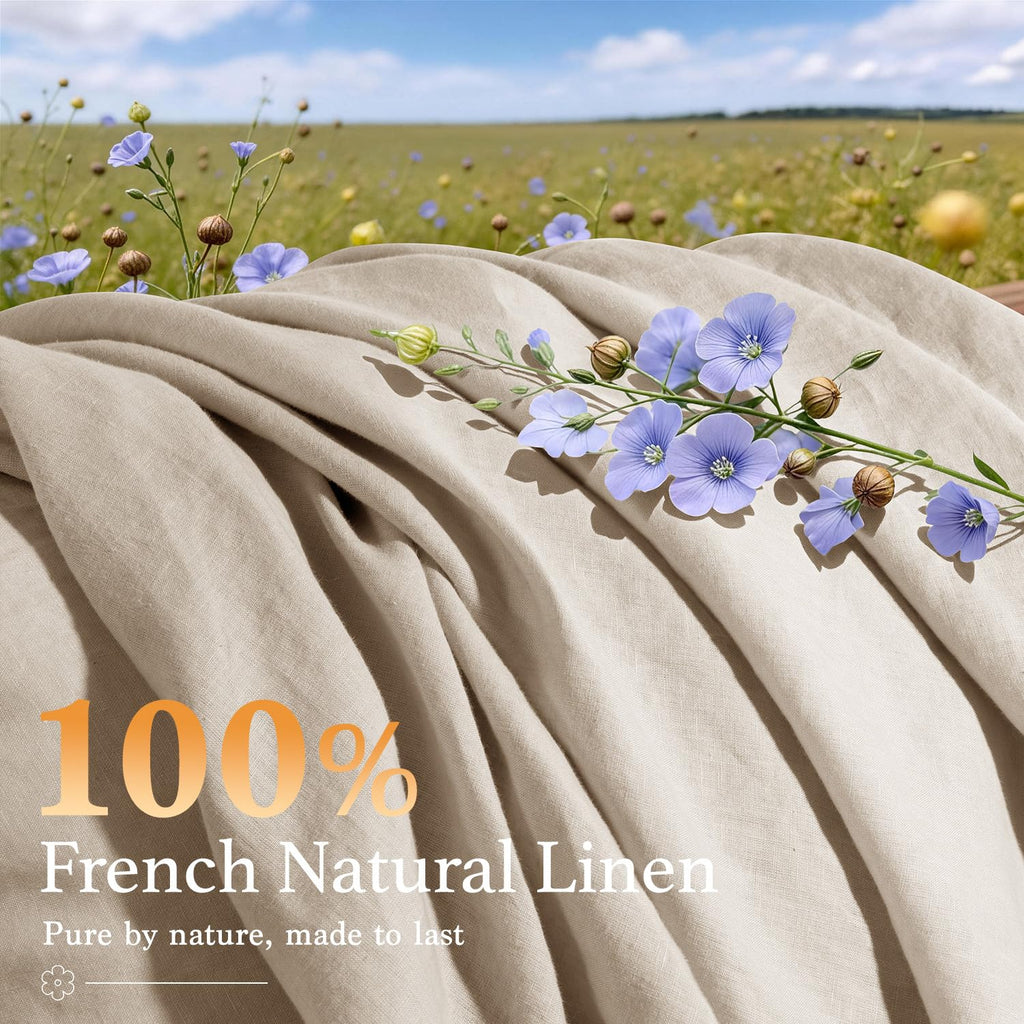 100% French Linen Sheets - Bed Sheets